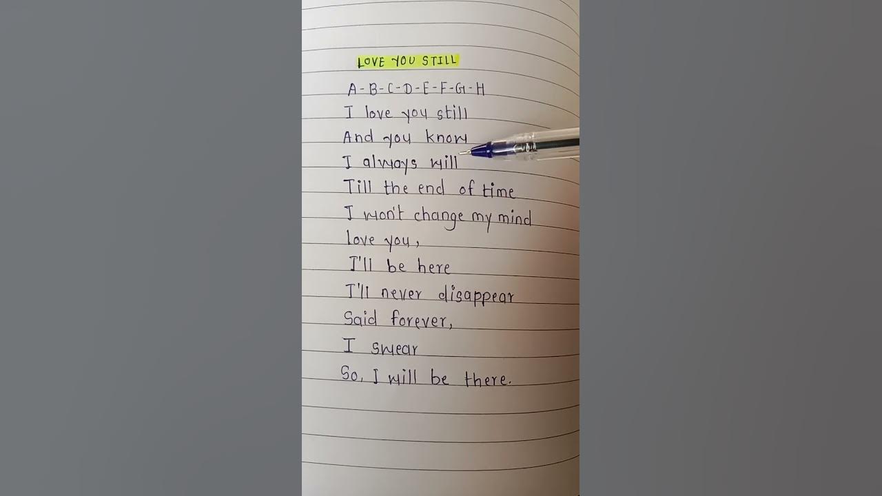 Love you Still 🌼 ~ Tyler Shaw #songlyrics