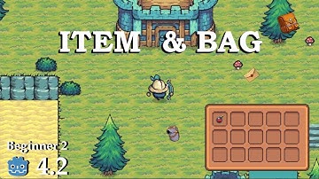 Simple Bag System - Learn Godot 4 2D - no talking