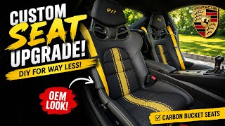 How to TRANSFORM your Porsche Carbon Bucket Seats for WAY LESS than expected!