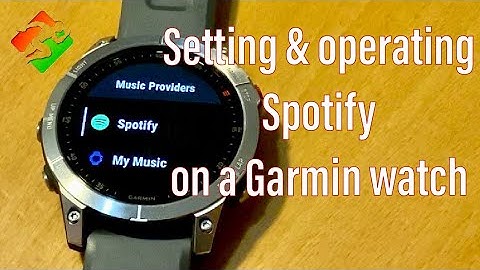 Garmin | Setting & operating Spotify on a Garmin Epix (same for other Garmin watches)