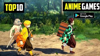 TOP 10 BEST ANIME GAMES FOR ANDROID 2022 | High Graphics (Online/Offline) screenshot 2