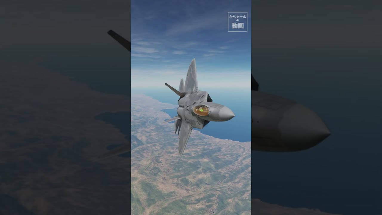 F-22が中国「殲20」に撃墜され、撃墜し返す瞬間【DCSWorld
