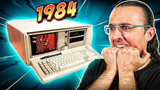 💰 COMPRO un PC DINOSAURIO PORTATIL 💻 IBM 5155 de 1984 y Sale MAL .... a Medias