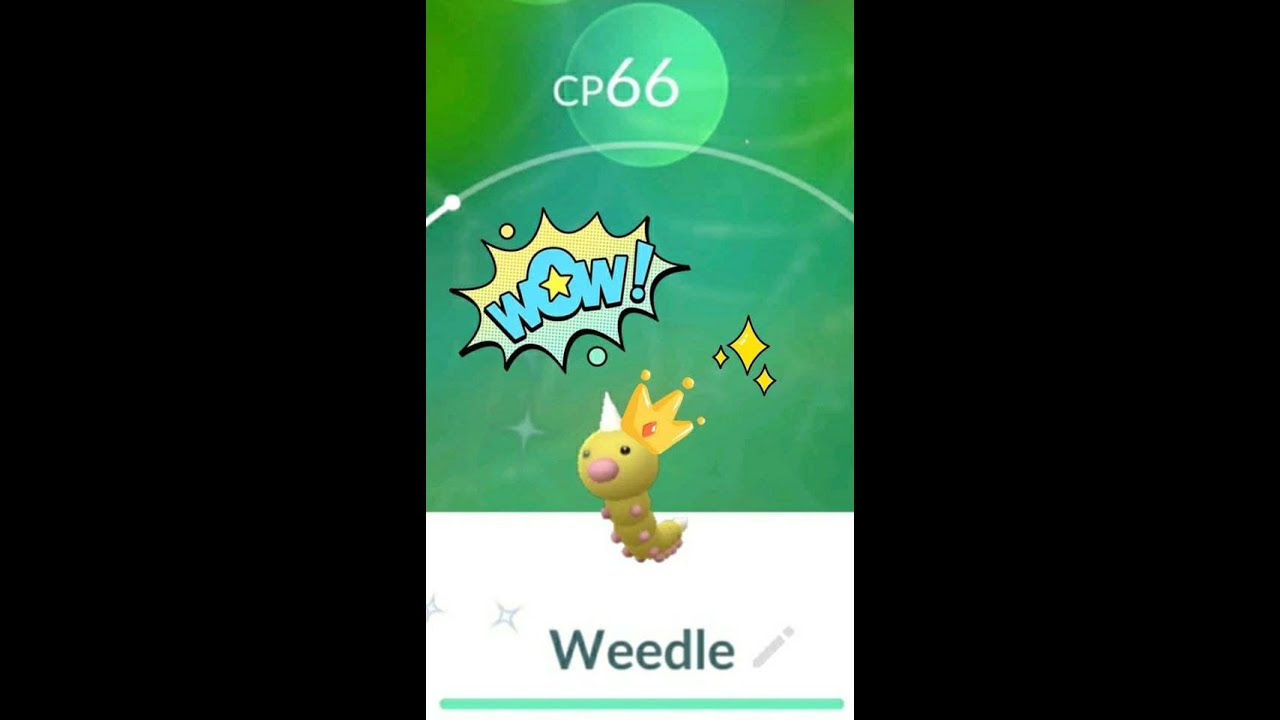 Evolution of ✨SHINY Weedle　