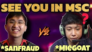 MIELOW THE GOAT IF HE MATCHUP WITH SANFFRAUD