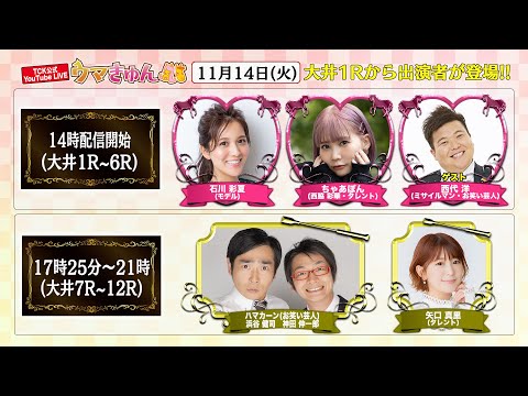 TCK公式LIVE「ウマきゅん」2023/11/14  ※14時配信開始・出演者登場