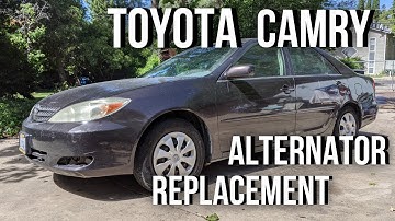 Toyota Camry ALTERNATOR Replacement / Removal 2002 2003 2004 2005 2006 How to Guide