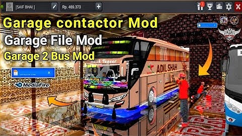 Bussid 3 file / garage contactor garage Mod garage bus ?😱