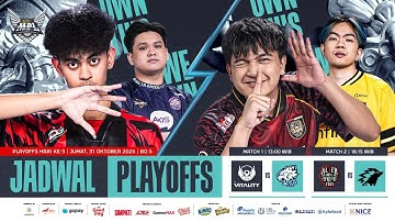 🔴 LIVE | MPL ID S16 | Playoffs Hari 3 | Bahasa Indonesia