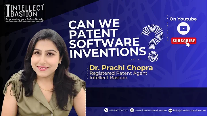 Can We Patent Software Inventions? Software Patents Explained |Dr. Prachi Chopra | Intellect Bastion