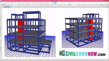 Etabs 2015 Tutorial 1 - Modelling of a commercial building