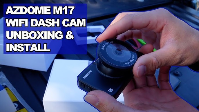 AZDOME M17 WiFi Dash Cam, FHD 1080P Car Driving Recorder, 3 Screen  Dashboard Camera 150° Wide Angle, Smart Dash Camera with Driving Assistant  ADAS