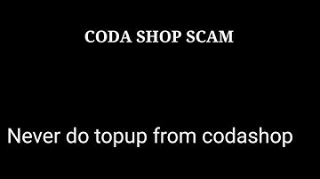 FREE FIRE SCAM CODA SHOP SCAM (SCAM2020)