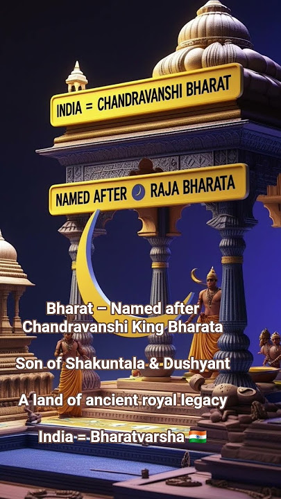 India is Bharat – The Chandravanshi Legacy of Raja Bharata 🇮🇳🌙