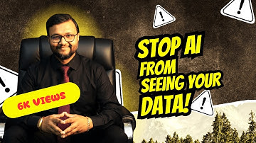 STOP AI from Seeing Your Data! #CyberSecurity #DataPrivacy #PrivacyByDesign #Encryption #zerotrust