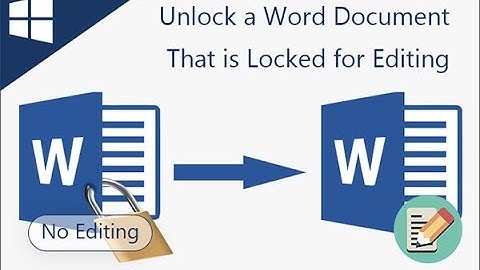 How To Stop Microsoft Word Opening Files in Read-Only Mode?