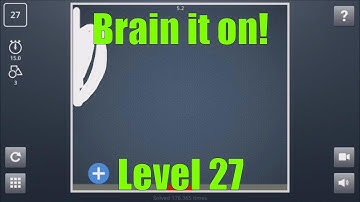Brain it on! Level Stage Niveau Nivel Yровень 27. Solution