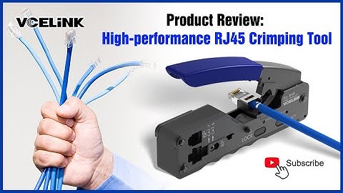 Product Review: Pass-Thru RJ45 Crimping Tool | VCELINK