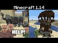 Minecraft 114  pillager outpost village raids bad omen effect