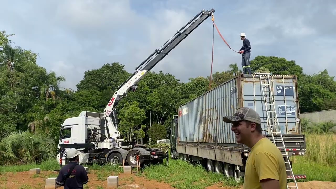 EP. 02 - DESCARREGANDO 3 CONTAINER DE 40 PÉS
