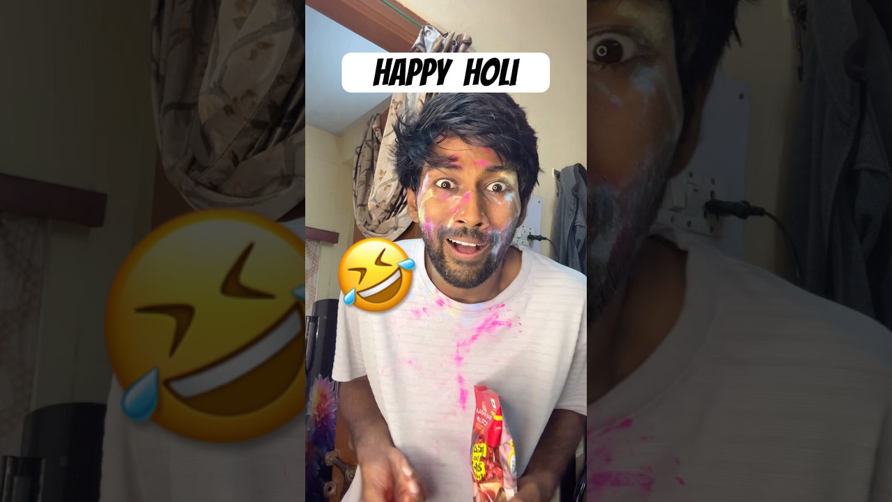 Holi Celebrations Went Wrong!😂#funny #comedy #shorts #youtubeshorts #comedyvideo #funnyvideo