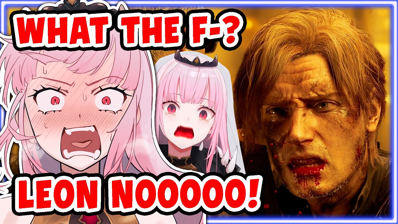 Calli React To Resident Evil Requiem Bad Ending 【Hololive】