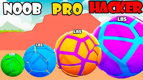 NOOB vs PRO vs HACKER in Overweight Balls Part 3 | Gameplay Satisfying (Android,iOS)