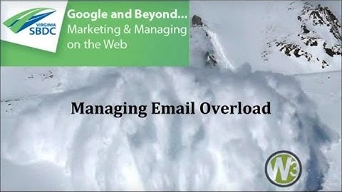 Managing Email Overload