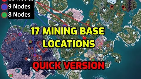 (OLD) Palworld: How to build an Automated Mining Base - Part 1 - Locations Quick Version