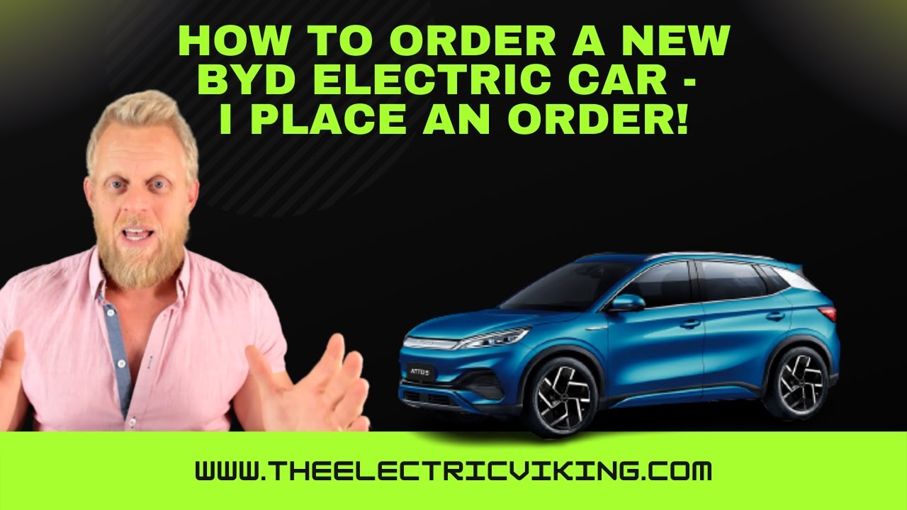 How to order a NEW BYD electric car - I place an order!