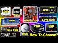 How To Choose PC Components? (CPU, Chipset, Motherboard, RAM) Beginner's Complete Guide 2019 | Hindi