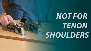 Using the shoulder plane to make rebates