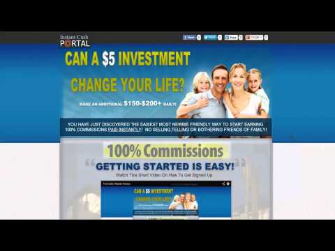 Instant Cash Portal Presentation | 5 Dollar Wonder Signup