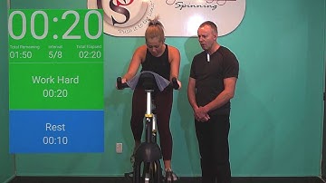 Spin Intervals Tabata with Rowan Ellis
