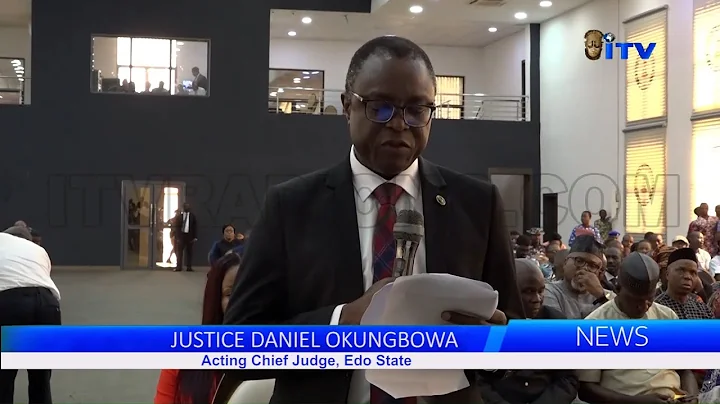 Gov. Obaseki Swears-In Justice Daniel Okungbowa As Acting Chief Judge Of Edo State