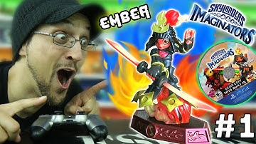 SKYLANDERS IMAGINATORS GAME AT OUR HOUSE! Ember Fire Sentinel Sensei Selfie (E3 Gameplay Update #1)