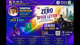 Generic Talk Series #44 on From Zero to Offer Letter