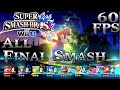 All Final Smashes in 8 Player mode - 60fps 1080p - Super Smash Bros Wii U