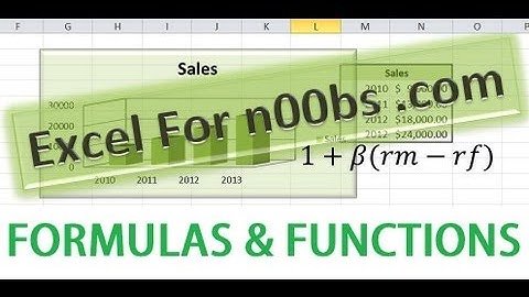 Excel Formulas & Functions Tutorial #2 Microsoft Excel Basics Excel 2016 Excel 2013