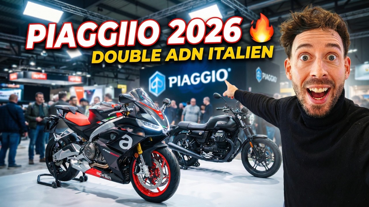 Découvrez le stand du groupe Piaggio au Salon du 2 Roues de Lyon 2026.