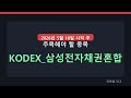 [파동을 타고] KODEX_삼성전자채권혼합 | 다음주 관심종목