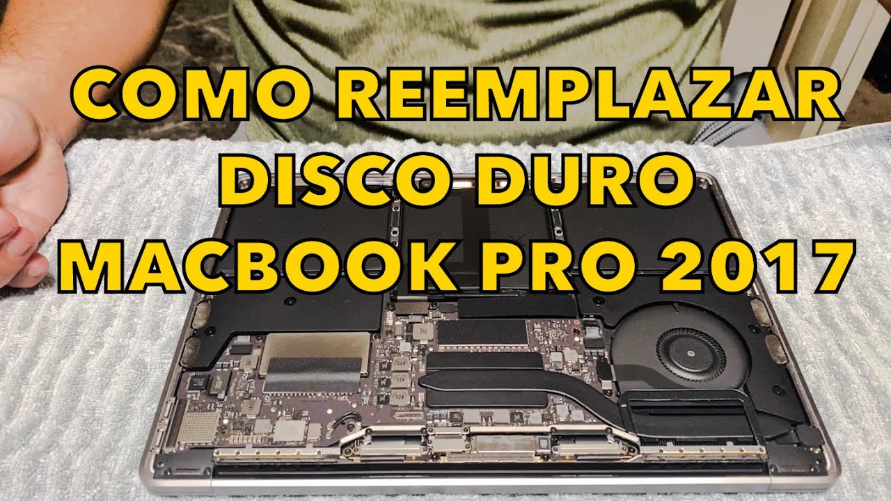 Como Disco Duro MacBook Pro 2016 - 2017 (A1708) YouTube