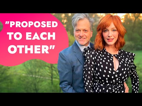 Christina Hendricks's Reveals She and George Bianchini Proposed to Each Other | Rumour Juice