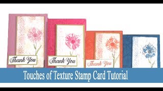 Touches of Texture Thank You Cards Tutorial