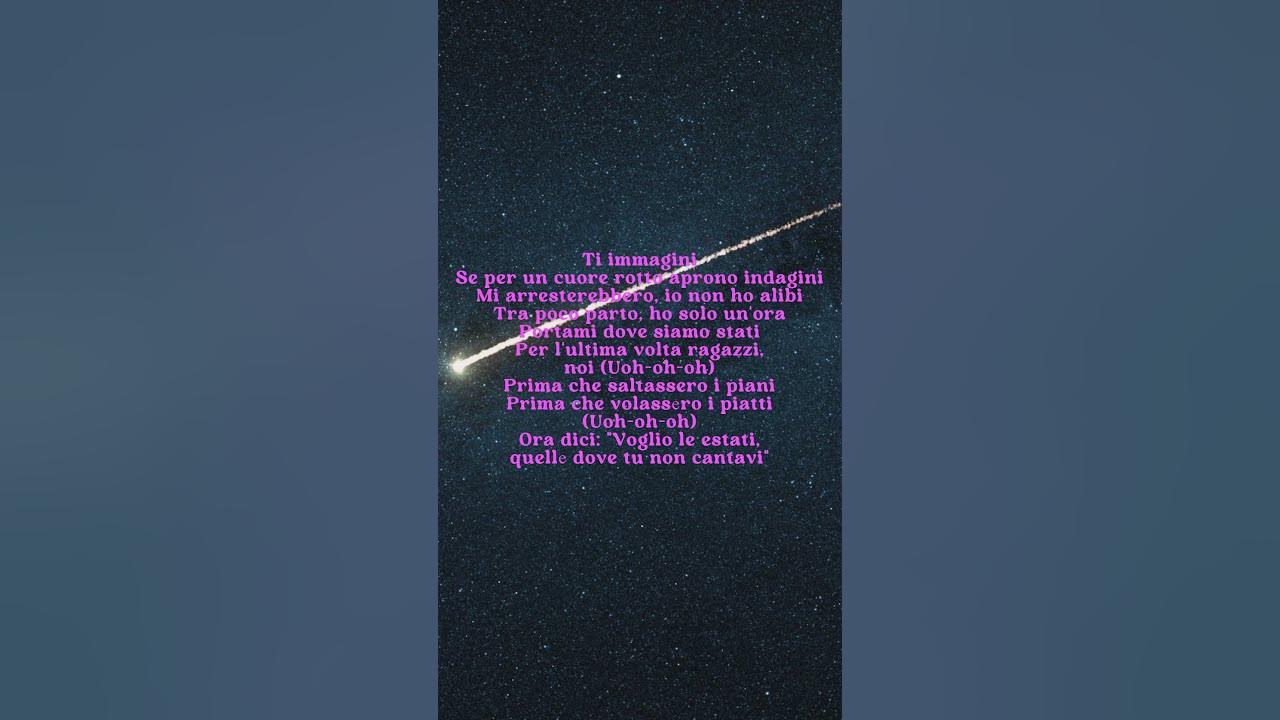 Tananai - ALIBI (Lyrics/testo)