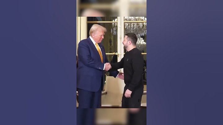 Зеленский встретился с Трампом в Париже