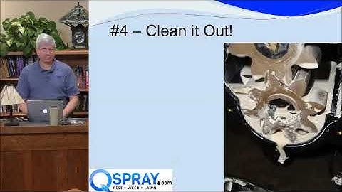 Clean Out The Debris From Your Spray Equipment