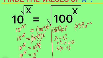 ➡️ #maths #fun #equation #radical #exponential #find #the #value #of #X .‼️✏️📌