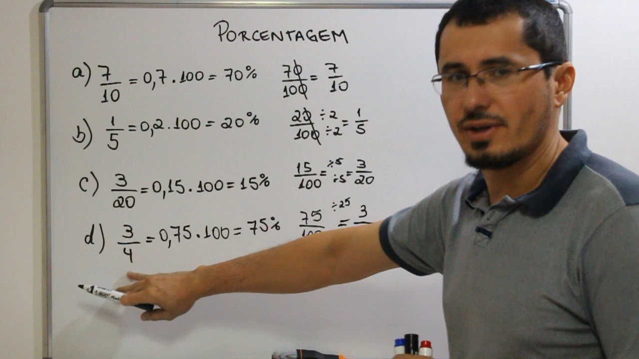 Transforme Fração em Porcentagem #fracaoemporcentagem #porcentagem #fo