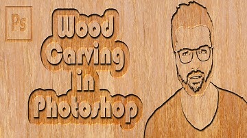 How to Carve Wood in Adobe Photoshop | Wood Carving Effect in Photoshop | Photoshop Tutorial